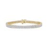 Thumbnail Image 1 of Diamond Three-Row Bracelet 5 ct tw 14K Yellow Gold 7"