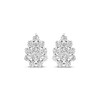 Thumbnail Image 2 of KAY Lab-Grown Diamonds Pear-Shaped Stud Earrings 1 ct tw 14K White Gold