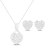 Multi-Diamond Heart Gift Set 1/2 Ct Tw Sterling Silver | Kay Outlet