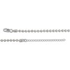 Thumbnail Image 2 of Diamond-Cut Solid Bead Chain Necklace 3mm Sterling Silver 18"