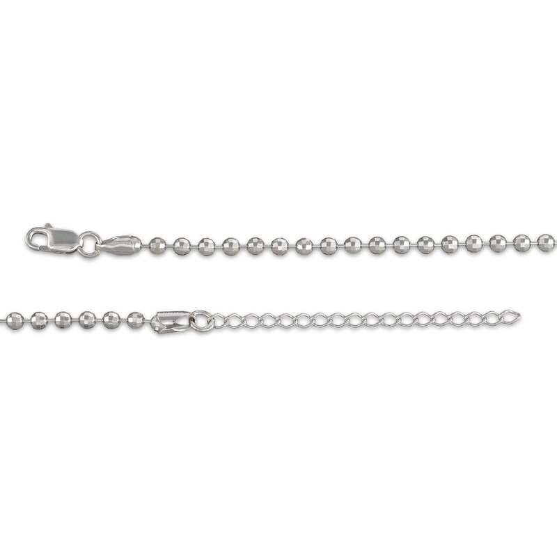 Kay Outlet Diamond-Cut Solid Bead Chain Necklace 3mm Sterling Silver 18