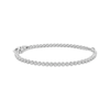Thumbnail Image 0 of Diamond Adjustable Line Tennis Bracelet 1/20 ct tw Sterling Silver