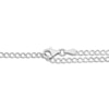 Thumbnail Image 2 of Diamond Adjustable Line Tennis Bracelet 1/20 ct tw Sterling Silver