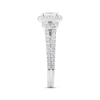 Thumbnail Image 2 of Adore Emerald-Cut Diamond Three-Stone Engagement Ring 1 ct tw 14K White Gold