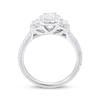 Thumbnail Image 2 of Emerald-Cut Diamond Three-Stone Engagement Ring 1 ct tw 14K White Gold