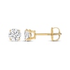 Thumbnail Image 1 of KAY Lab-Grown Diamonds Round-Cut Solitaire Stud Earrings 1 ct tw 14K Yellow Gold (I/SI2)