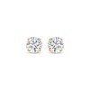 Thumbnail Image 2 of KAY Lab-Grown Diamonds Round-Cut Solitaire Stud Earrings 1 ct tw 14K Yellow Gold (I/SI2)