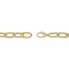 Thumbnail Image 4 of Paperclip Chain Necklace Hollow 10K Yellow Gold 18"