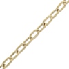 Thumbnail Image 3 of Paperclip Chain Bracelet Hollow 10K Yellow Gold 7.5"