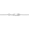 Thumbnail Image 3 of Pear-Shaped Lab-Created Emerald & White Lab-Created Sapphire Chevron Necklace 10K White Gold 18"