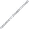 Thumbnail Image 2 of KAY Lab-Grown Diamonds Men's Cuban Curb Chain Link Bracelet 6 ct tw Sterling Silver 8.5"