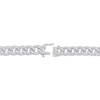 Thumbnail Image 3 of KAY Lab-Grown Diamonds Men's Cuban Curb Chain Link Bracelet 6 ct tw Sterling Silver 8.5"