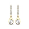 Thumbnail Image 2 of KAY Lab-Grown Diamonds Drop Earrings 1/2 ct tw 10K Yellow Gold
