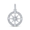 Thumbnail Image 1 of Men's Diamond Compass Charm 1/2 ct tw Sterling Silver