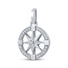 Thumbnail Image 2 of Men's Diamond Compass Charm 1/2 ct tw Sterling Silver