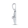 Thumbnail Image 3 of Men's Diamond Compass Charm 1/2 ct tw Sterling Silver