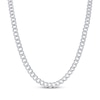 Thumbnail Image 1 of KAY Lab-Grown Diamonds Men's Cuban Chain Necklace 4-1/2 ct tw Sterling Silver 22"