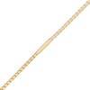 Thumbnail Image 2 of 2.4mm Bar Station Chain Necklace Hollow 10K Yellow Gold 22"
