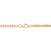 Thumbnail Image 3 of 2.4mm Bar Station Chain Necklace Hollow 10K Yellow Gold 22"