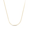 Thumbnail Image 1 of 1.1mm Herringbone Chain Necklace Hollow 14K Yellow Gold 20"