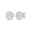 Thumbnail Image 1 of KAY Lab-Grown Diamonds Halo Stud Earrings 1-1/2 ct tw 10K White Gold