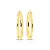 Thumbnail Image 2 of Polished Hoop Earrings 24K Yellow Gold Vermeil Sterling Silver 72mm