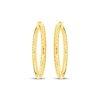 Thumbnail Image 2 of Diamond-Cut Hoop Earrings 24K Yellow Gold Vermeil Sterling Silver 50mm