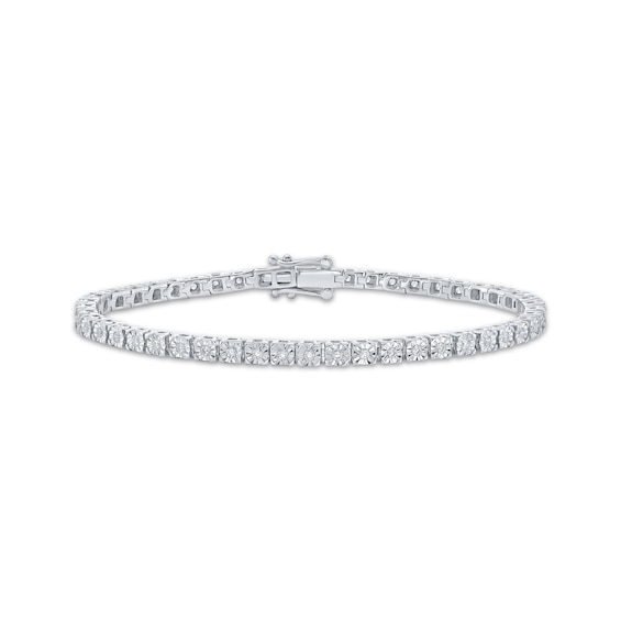 KAY Lab-Grown Diamonds Tennis Bracelet 1 ct tw Sterling Silver 7.25"