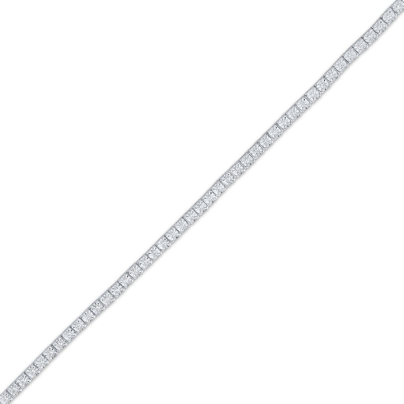 Main Image 2 of KAY Lab-Grown Diamonds Tennis Bracelet 1 ct tw Sterling Silver 7.25"