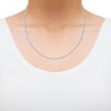 Thumbnail Image 4 of KAY Lab-Grown Diamonds Line Necklace 2 ct tw Sterling Silver 18"