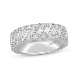 Neil Lane Men's Baguette & Round-Cut Lab-Grown Diamond Wedding Band 2 ct tw 14K White Gold