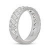 Thumbnail Image 2 of Neil Lane Men's Baguette & Round-Cut Lab-Grown Diamond Wedding Band 2 ct tw 14K White Gold