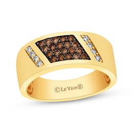 Le Vian Men's Diamond Ring 1/2 ct tw 14K Honey Gold