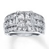 Thumbnail Image 1 of Diamond Engagement Ring 2-5/8 ct tw Princess-cut 14K White Gold