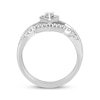 Thumbnail Image 2 of Diamond Bridal Set 1/4 ct tw Round-cut 10K White Gold