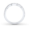 Thumbnail Image 2 of THE LEO Diamond Wedding Band 1/5 ct tw Round-cut 14K White Gold