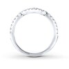 Thumbnail Image 1 of THE LEO Wedding Band 1/5 ct tw Round-cut 14K White Gold