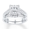 Thumbnail Image 0 of Diamond Bridal Set 5/8 ct tw Round-cut 10K White Gold