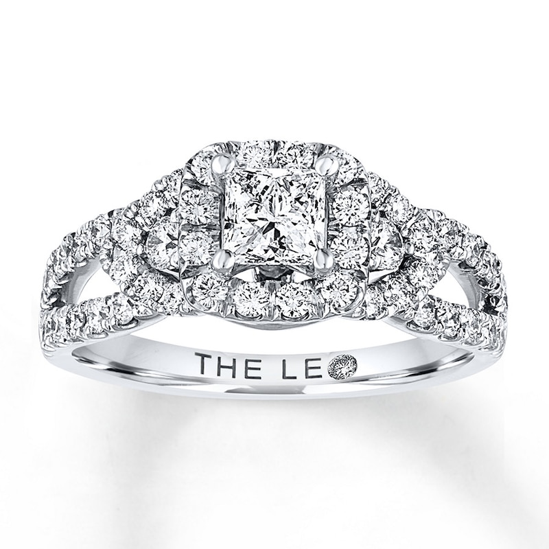 Main Image 1 of THE LEO Diamond Engagement Ring 1-1/8 Carats tw 14K White Gold