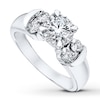 Thumbnail Image 1 of Diamond Engagement Ring 1-1/2 ct tw Round-cut 14K White Gold