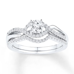 Adore Diamond Bridal Set 3/8 carat tw 10K White Gold