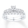 Thumbnail Image 1 of Diamond Bridal Set 1/2 carat tw 10K White Gold