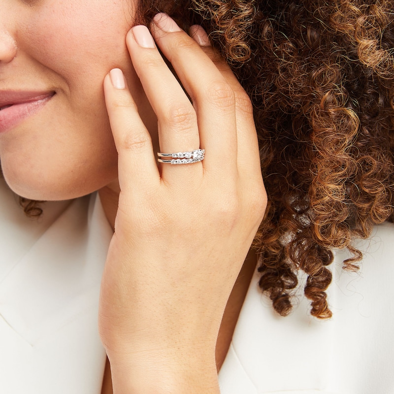 Main Image 2 of Diamond Bridal Set 1/2 carat tw 10K White Gold