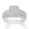 Thumbnail Image 1 of Diamond Bridal Set 1 ct tw Round-cut 14K White Gold