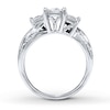 Thumbnail Image 2 of Diamond Engagement Ring 3/4 ct tw Princess-cut 14K White Gold