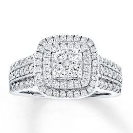 Adore Diamond Engagement Ring 1 ct tw Round-cut 14K White Gold