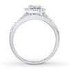 Thumbnail Image 2 of Adore Bridal Set 1/2 ct tw Diamonds 10K White Gold