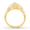 Thumbnail Image 2 of Diamond Bridal Set 5/8 Carat tw 10K Yellow Gold