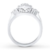 Thumbnail Image 2 of Diamond Bridal Set 7/8 carat tw 14K White Gold
