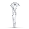 Thumbnail Image 2 of Diamond Bridal Set 5/8 ct tw Round-cut 14K White Gold